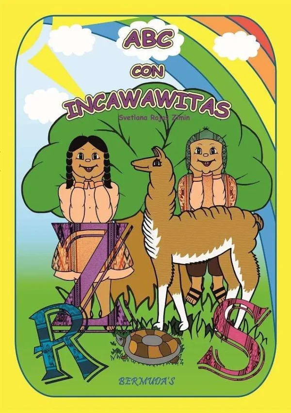 Portada del libro educativo Abc con Incawawitas de Editorial Bermudas