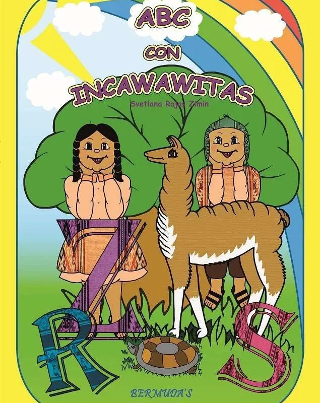Portada del libro educativo Abc con Incawawitas de Editorial Bermudas