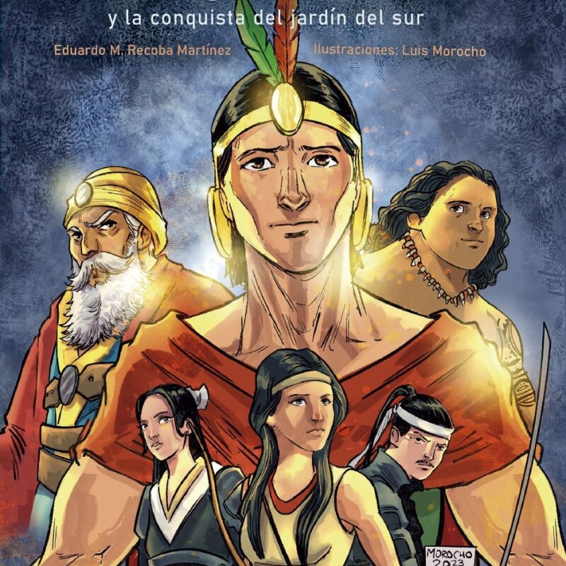 Portada del libro juvenil El pequeño Inca y la conquista del jardín del sur de Editorial Bermudas