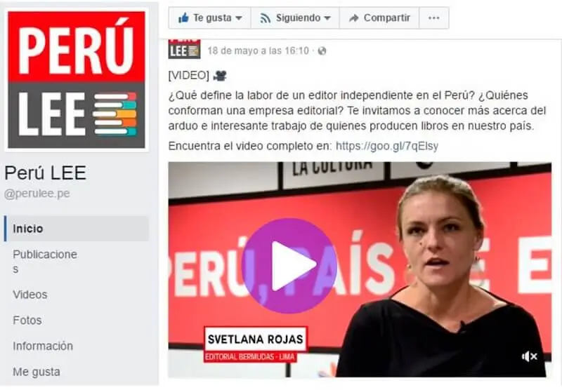El Peruano, sección cultural entrevista por Editorial Bermudas