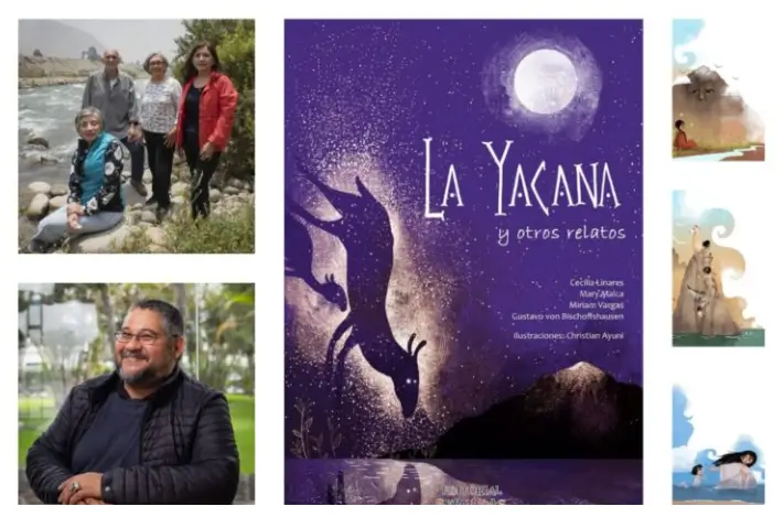 Portada de la entrevista a los autores de La Yacana y otros relatos libro de Editorial Bermudas, por Lima en Escena