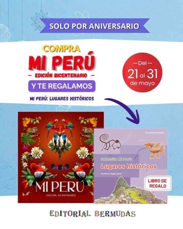 14 años - Editorial Bermudas 2026-story (4) PACK MI PERÚ - COMPRA UNO REGALA OTRO