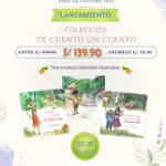 Colección Te cuento un cuento, 3 libros ilustrados infantiles